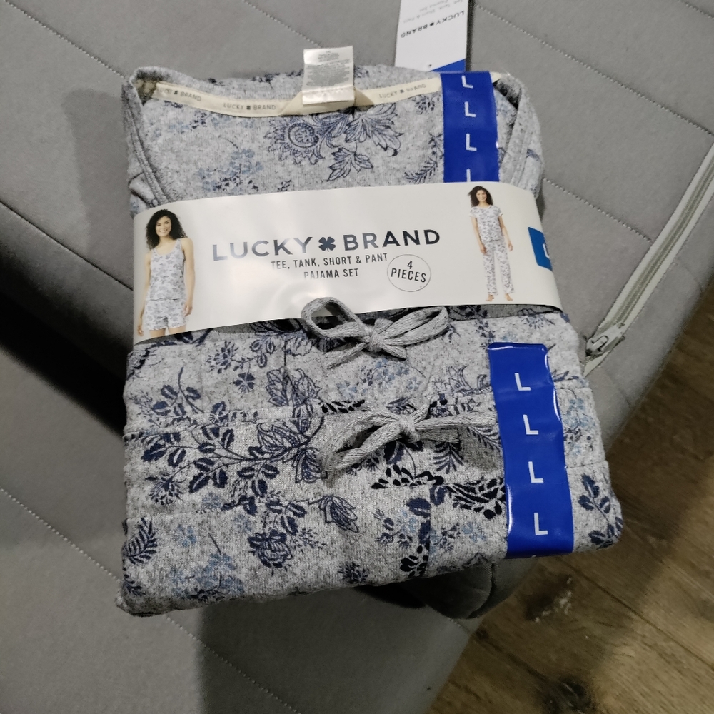Lucky Brand four-piece pajama..NEW